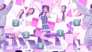 鬼马椰奶一定要逆袭啊！【五人轮C】崔叡娜" NEMO NEMO " 路演队形【已镜像】