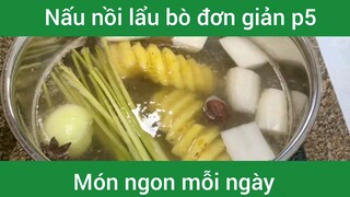 Nấu lẩu bò đơn giản p5