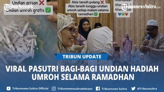 Viral Pasutri Bagi-bagi Hadiah Umroh Selama Ramadhan, Diundi Setelah Selesai Sholat Tarawih