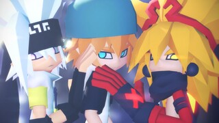 [Bump World MMD] Tinggi total dan pupil Segitiga Emas lama tidak masalah, A-nya temperamen (topi (di