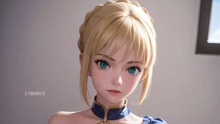 AI Animation [Saber·Fate Series]
