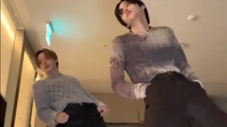 律动绝了！朴元彬 李灿荣 Water Challenge