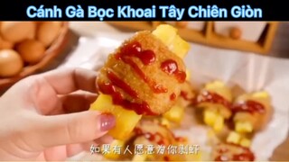 Cánh Gà Bọc Khoai Tây Chiên Giòn, Bánh Oreo Kéo Sợi & Mì Bò Trứng Cà Chua