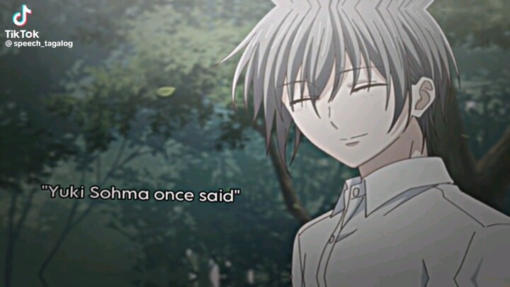 Yuki sohma once said
