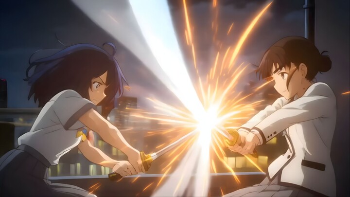 Tiara vs Yanami — Rooftop Katana Duel | Makeine | 败犬女主太多了！