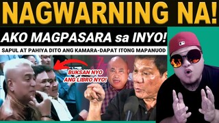 KAPAPASOK LANG FPRRD Napamura Umusok sa Galit, Ka Eric may Bwelta sa mga Congressman REACTION