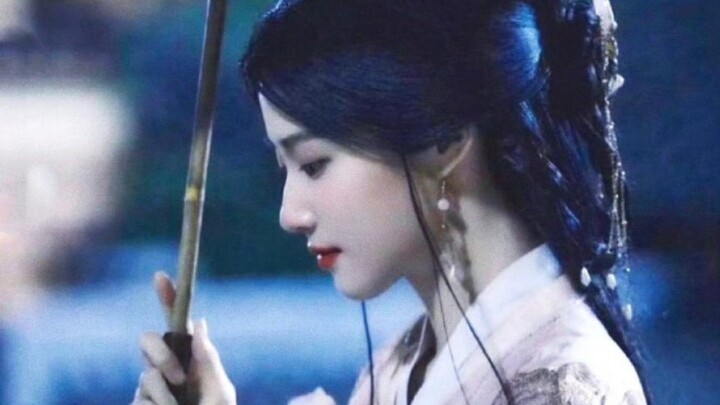 There is a beautiful person, clear and graceful