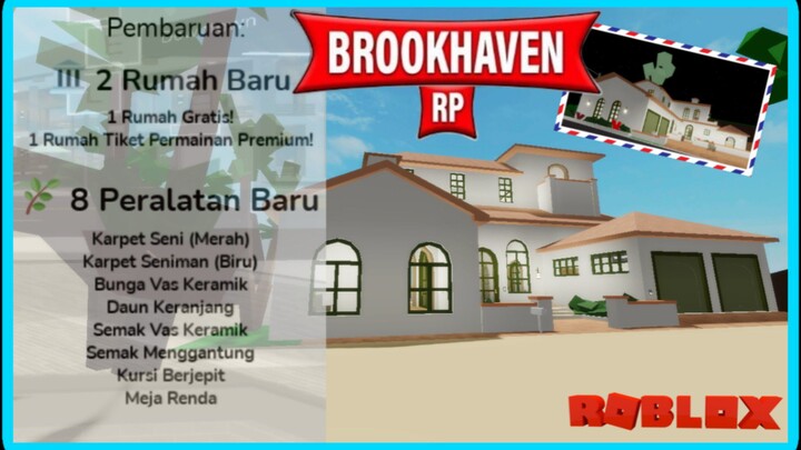 UPDATE BROOKHAVEN 🏡 RP 2 RUMAH BARU & 8 PROPS BARU | ROBLOX INDONESIA