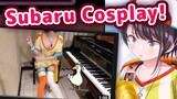 Subaru Fights a Duck and Brags About Pan Piano Cosplaying As Her【ENG Sub/Hololive】