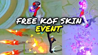 NEW FREE KOF SKIN MOBILE LEGENDS - NEW EVENT MOBILE LEGENDS