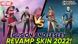 NEW GUSION AND LESLEY REVAMP SKIN! | GUSION AND LESLEY ALL REVAMP SKIN | MLBB NEW SKIN