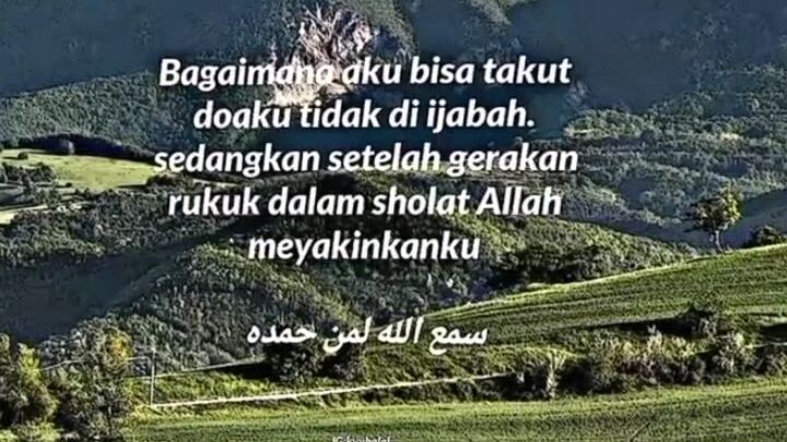 Harus yakin kepada Allah