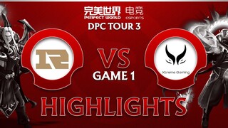 Game 1: Royal Never Give Up vs Xtreme Gaming (BO3) DPC CN 2022 Tour 3: Division I