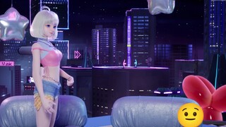 [Xingtong] My lower abdomen is very flat, but it bulges a little bit. That's because there is too mu