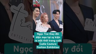 Ngọc Trai thay đổi diện mạo tại sự kiện ra mắt thời trang cưới Cadie Couture Fashion Exhibition