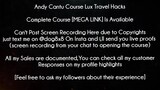 Andy Cantu Course Lux Travel Hacks download