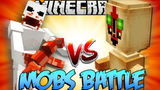 SCP-096 หนุ่มขี้อาย vs SCP-173 หุ่นปีศาจ!! _ Minecraft - Mobs Battle