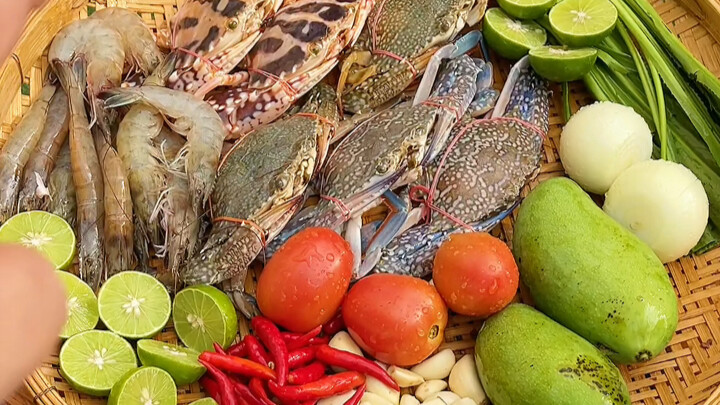 Masakan Thailand: Salad Kepiting dan Udang Ala Thailand dengan Tekstur Seperti Jeli, Nikmati Kuliner