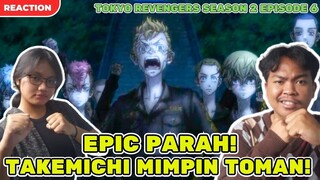 Tokyo Revengers S3 EPISODE 6 / 東京卍リベンジャーズ - 天竺編 Sub Indo Reaction - TAKEMICHI JADI PEMIMPIN TOMAN!