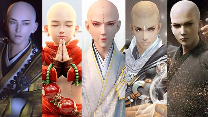 [Dì Er|Sanzang] Tu sĩ hỗn hợp|Shan Wuwei, Wuxin, Wuwu, Shengxiu, Shaolin (Jianwang 3)