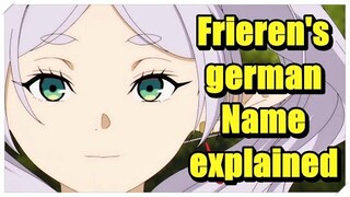 Frieren's German Name explained | Frieren: Beyond Journey's End