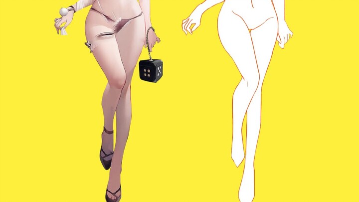 适合画本の人体画法。