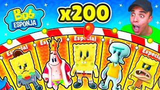 COMPRO TODAS las Nuevas SKINS de BOB ESPONJA en Stumble Guys!