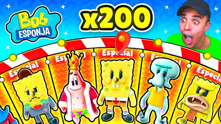 COMPRO TODAS las Nuevas SKINS de BOB ESPONJA en Stumble Guys!