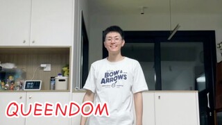 Military service girl group Red Velvet's new song Queendom is covered by a male fan