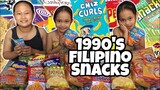 1990's Filipino Snacks Mukbang (JunkFoods / Chichirya)