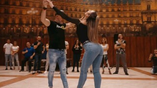 Jiuvel y Alba Sensual Bachata Demo┃เทศกาล Salamanca Bachata |Fiel
