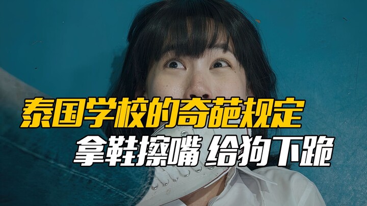 Weird rules at Thai schools: wiping your mouth with shoes, kneeling before dogs...