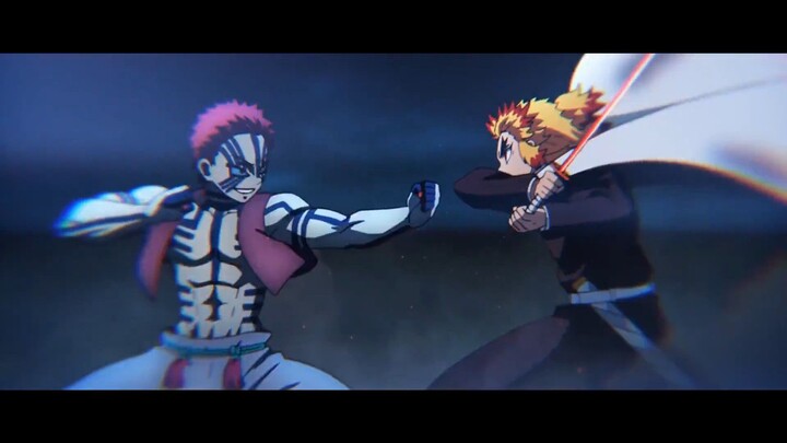 Rengoku vs Akaza