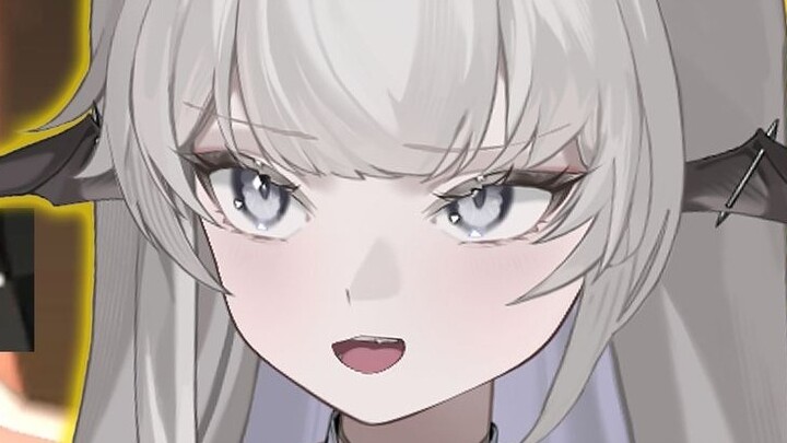 Pembawa acara yang tidak bisa menahan diri untuk tidak mengoleskan madu pada Komaeda yang berpura-pu