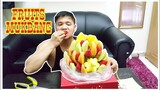 ASMR Edible arrangements Fruits 🍍🍎🍓🍇 Mukbang