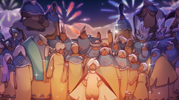 [Sky: Children of the Light New Year Party Animation] Celebrate the New Year with 37 permanent ances