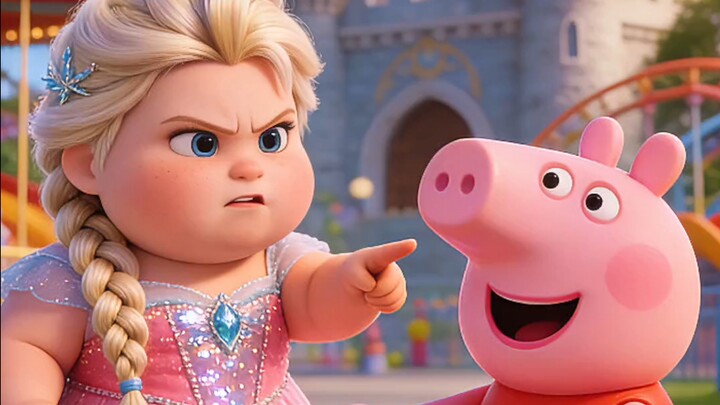 Kisah Lucu Sehari-hari Elsa Kecil dan George