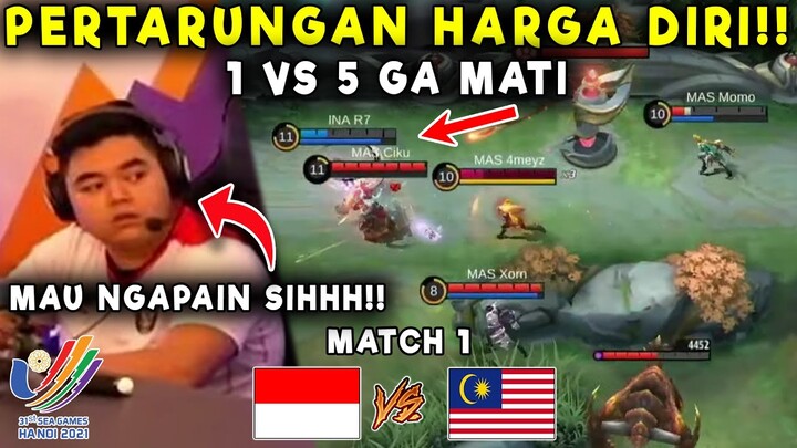 SEMIFINAL SEAGAMES !! PERTARUNGAN HARGA DIRI INDONESIA VS MALAYSIA !! MATCH 1 INDONESIA VS MALAYSIA!