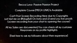 Becca Luna Course Passive Passion Projec download