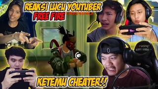 MOMEN LUCU YOUTUBER FREE FIRE KETEMU CHEATER PART 4