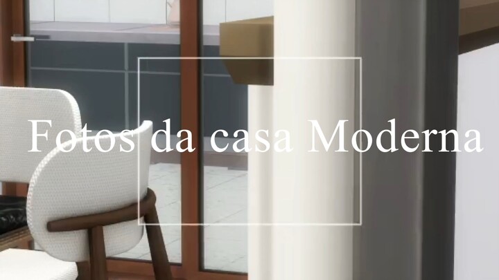 Tirei fotos da casa Moderna com 4 suítes, para deixar no álbum