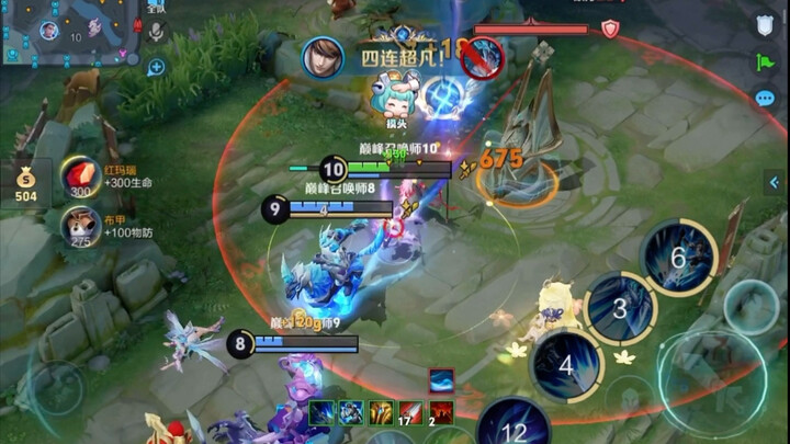 Zhaoyun dari dunia ini? Sihir penyembuhan! Damage-nya… Apa kamu itu…?!