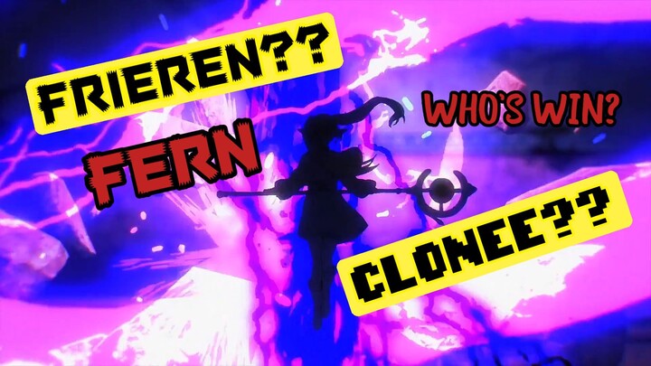 EPIC SCENE FRIEREN AND FERN🔥 BATTLE VS CLONE FRIEREN🤯