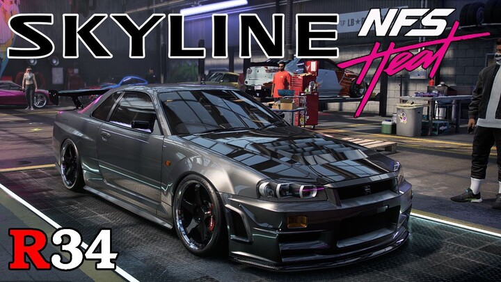 Need for Speed HEAT [แต่งรถ] - ตำนานเส้นขอบฟ้า (Nissan Skyline GT-R R34)