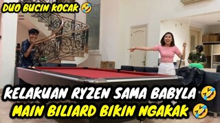 RYZEN BABYLA KOCAK SAAT MAIN BILIARD || MUTE NGAKAK PARAH MELIHATNYA