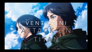 VENT'ANNI - Attack on titan  AMV - Måneskin