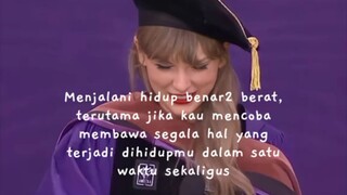 huhu sedih denger speechnya mbak taylor