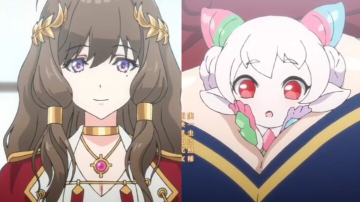 Beautiful lady turns into a cute elf