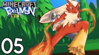 Minecraft Pixelmon EVO #5 ไปเลย ไก่ไฟ Blaziken!!