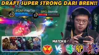 PERFECT DRAFT DARI BREN!! TANTANGAN BERAT UNTUK TEAM SRG!! - SRG VS BREN MATCH 6